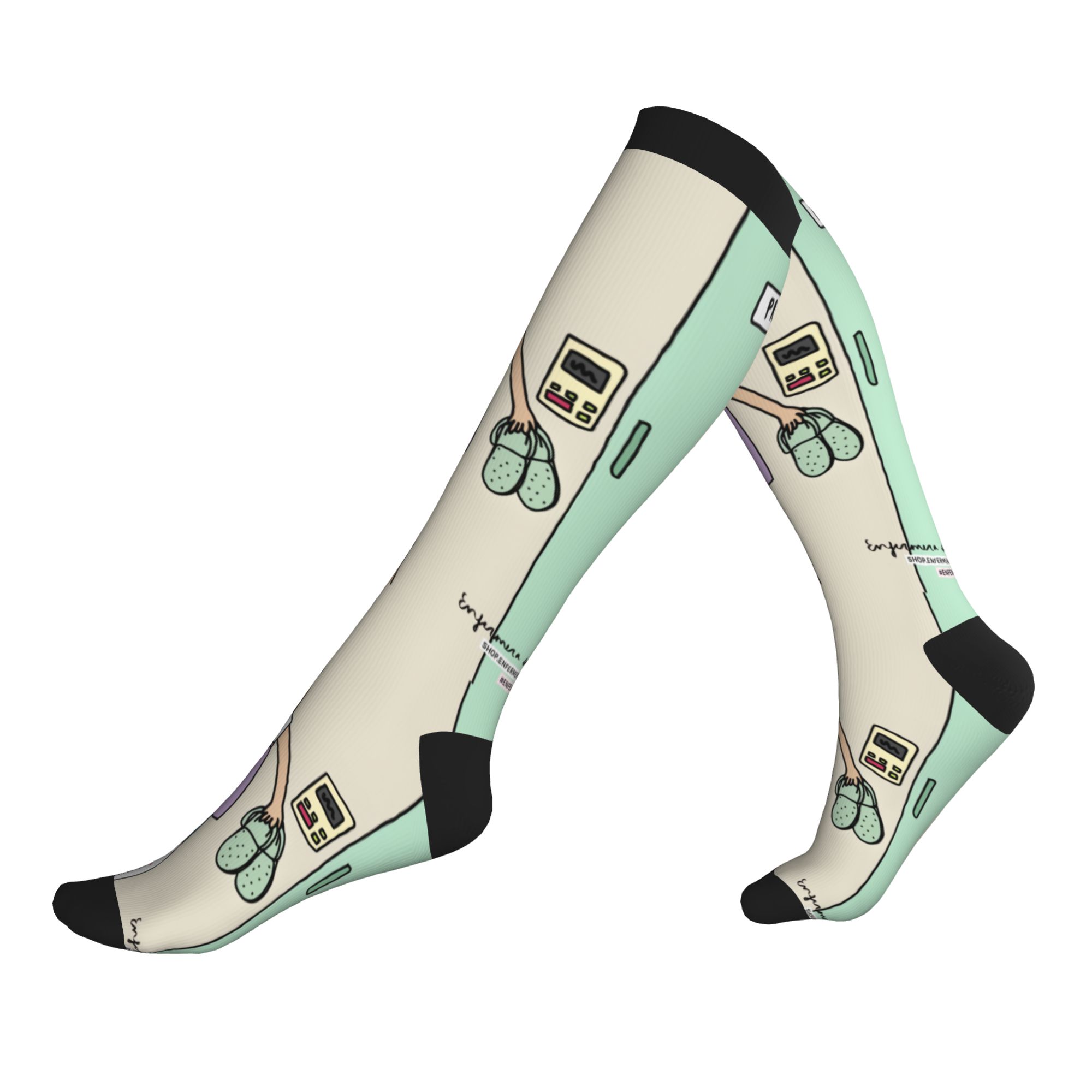 Compression Sock Medical - Meias de Compressão Esportivas Unissex Quentes