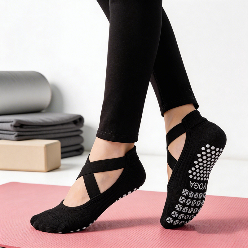 Grip Sock Yoga - Meias de Yoga Antiderrapantes para Mulheres,