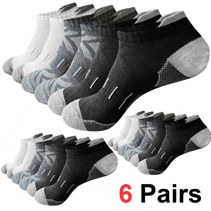 Athletic Sock Cushion - 6/12 Pares de Meias Esportivas Acolchoadas