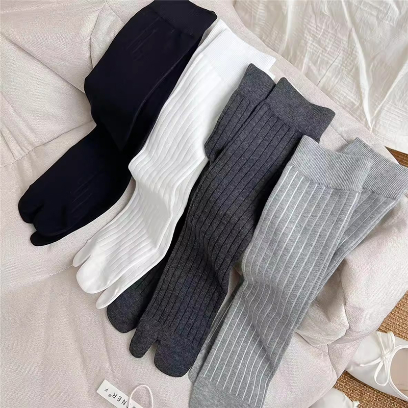 Toe Sock Split - Meias altas de coxa de dois