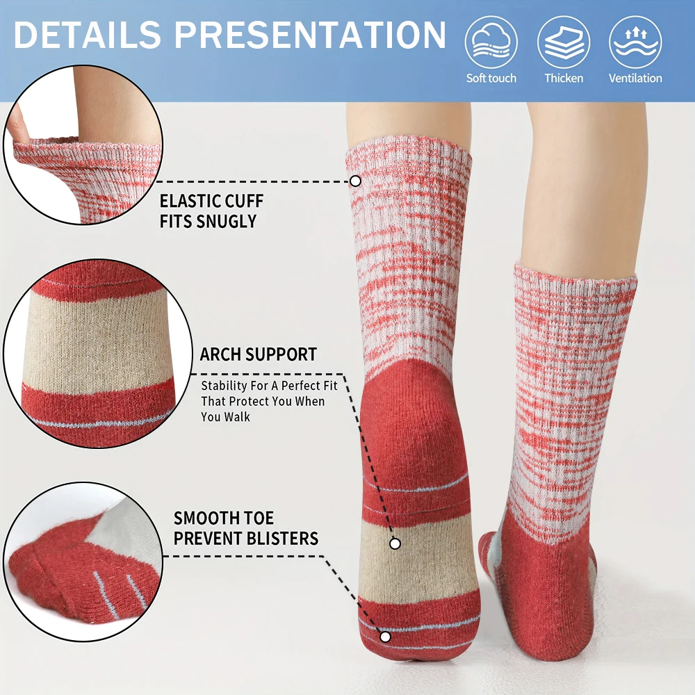 5 Pares de Meias de Lã Feminin - Wool Hiking Sock avaliação e preço