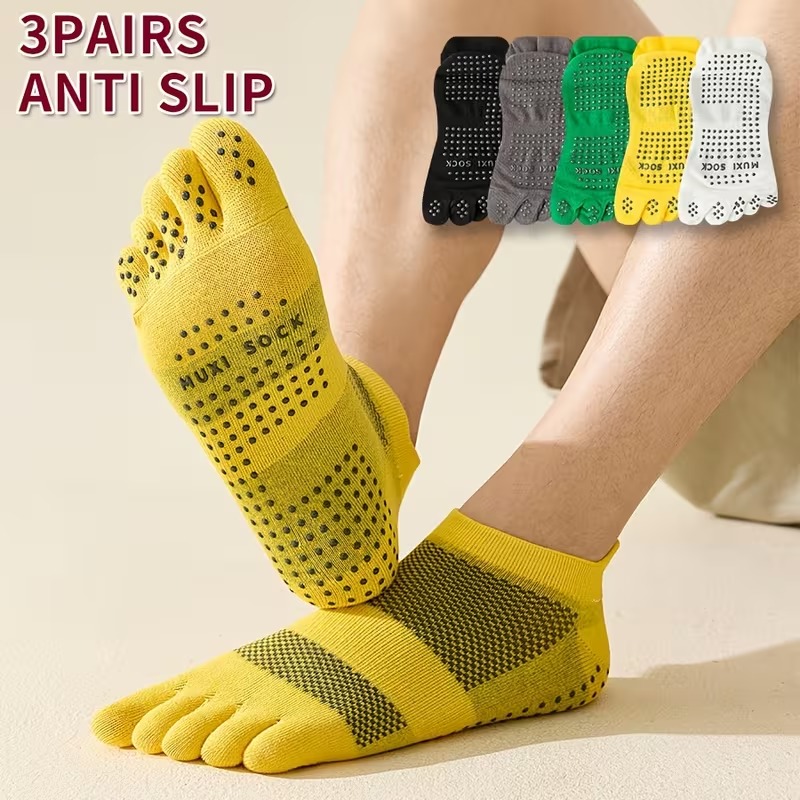 Meias de Dedo Masculinas (3 Pa - Toe Sock Split avaliação e preço
