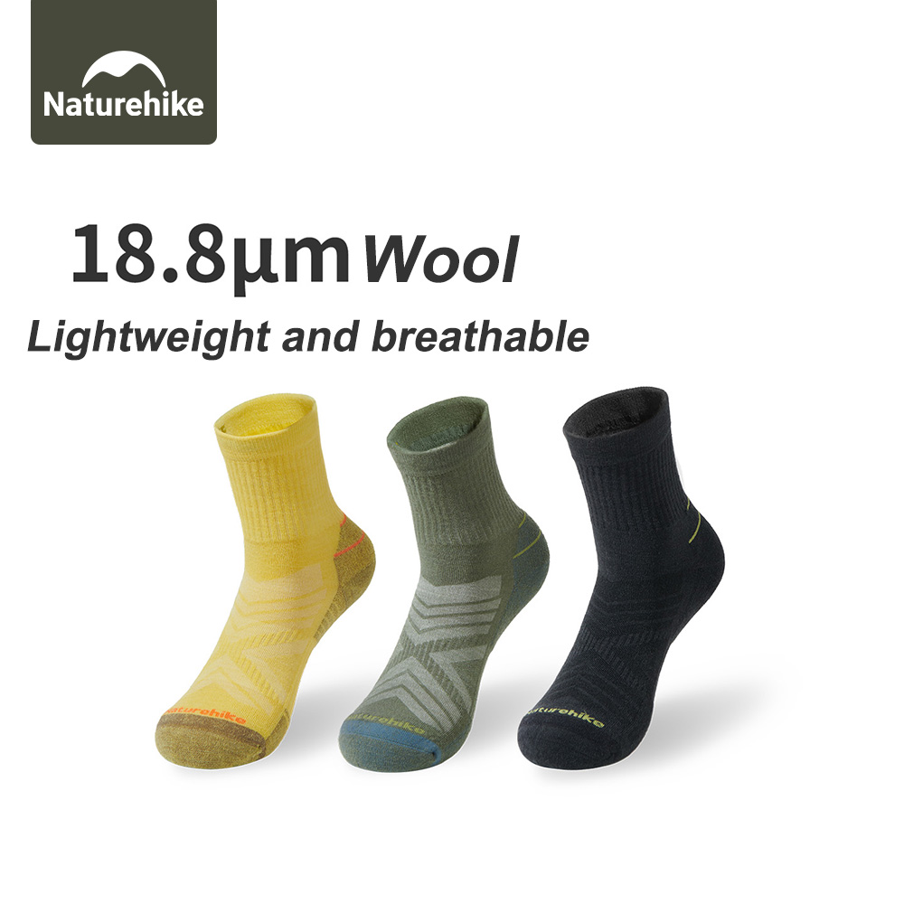 Meias Esportivas Naturehike pa - Wool Hiking Sock avaliação e preço