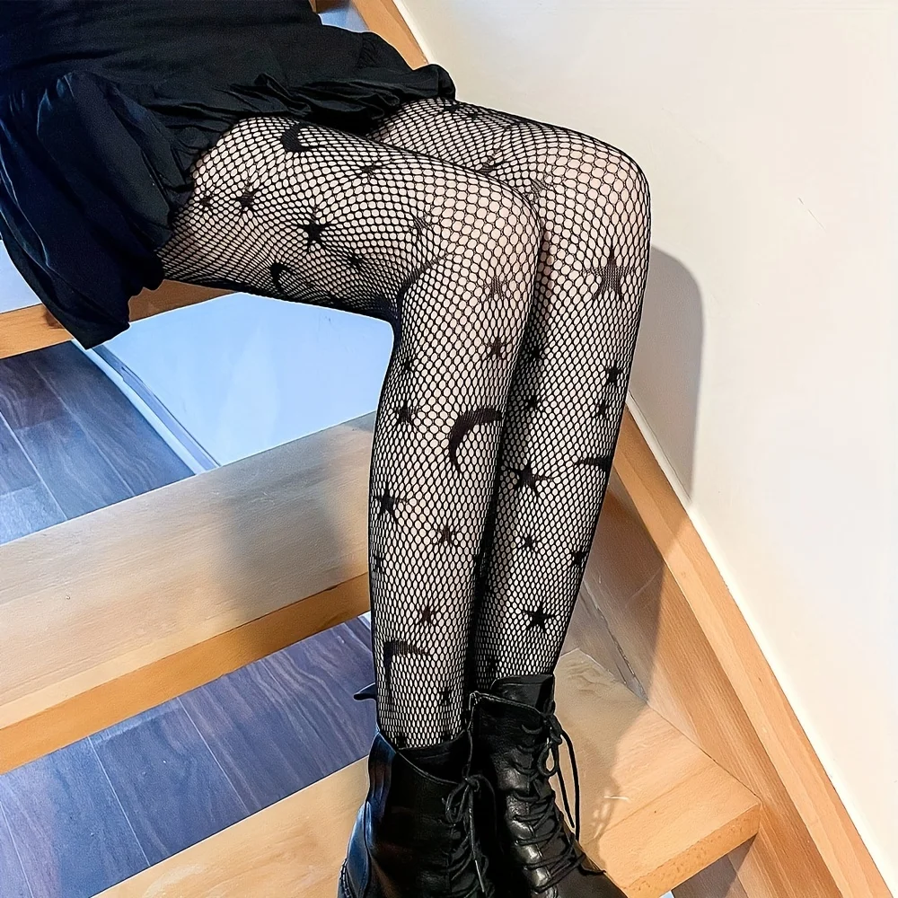 Lolita sexy jk meias arrastão  - Fishnet Stocking Women avaliação e preço