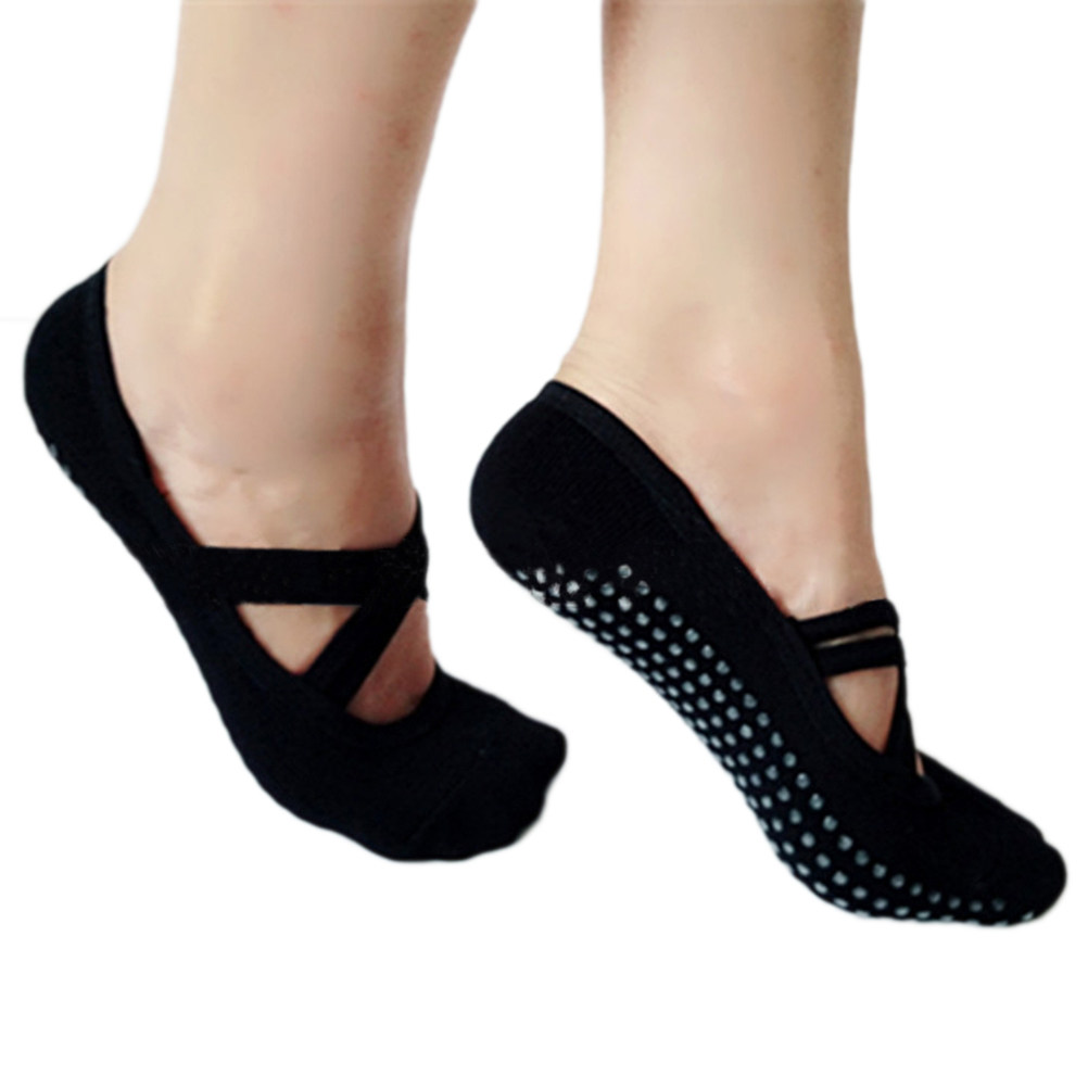 Meias de Yoga Femininas Pretas - Grip Sock Yoga avaliação e preço