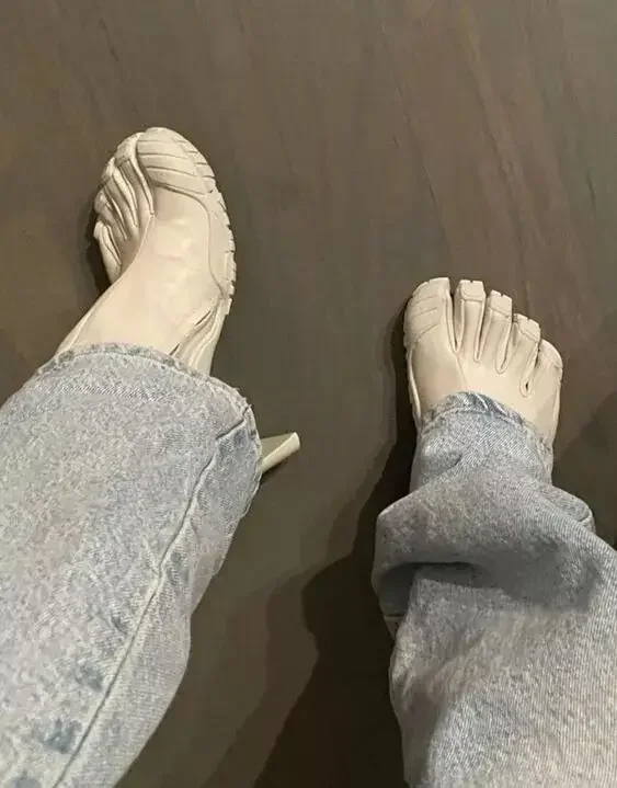 Cinco dedos do pé moda romance - Toe Sock Split avaliação e preço