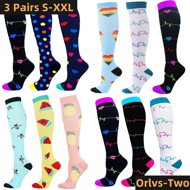 S-XXL 3 pares frete grátis enf - Compression Sock Medical avaliação e preço